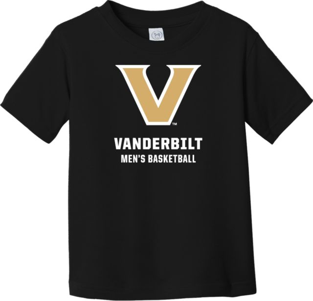 Vanderbilt Toddler T Shirt Vanderbilt Mens Basketball Lockup - ONLINE ONLY