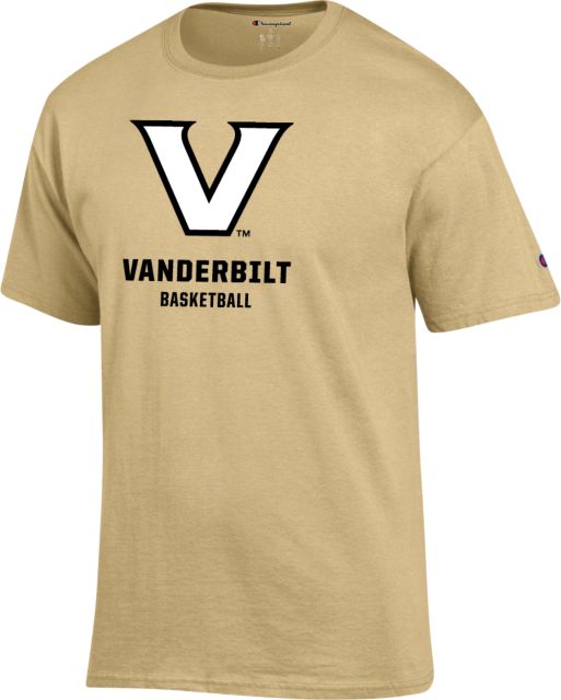 Vanderbilt Champion T Shirt Vanderbilt Basketball Lockup - ONLINE ONLY