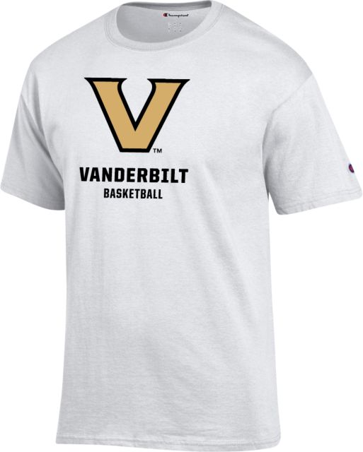 Vanderbilt Champion T Shirt Vanderbilt Basketball Lockup - ONLINE ONLY