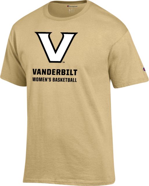 Vanderbilt Champion T Shirt Vanderbilt Womens Basketball Lockup - ONLINE ONLY