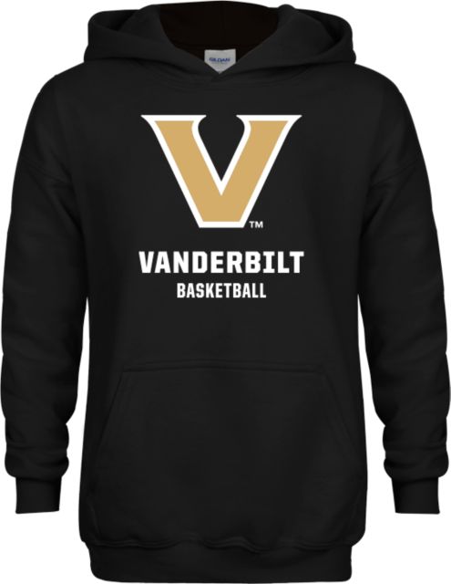 Vanderbilt Youth Fleece Hoodie Vanderbilt Basketball Lockup - ONLINE ONLY