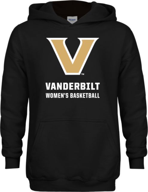 Vanderbilt Youth Fleece Hoodie Vanderbilt Womens Basketball Lockup - ONLINE ONLY