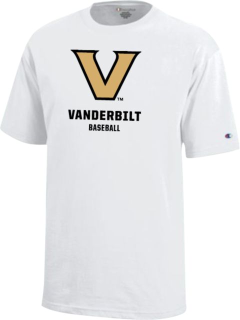 Vanderbilt Youth Champion Short Sleeve Tee Vanderbilt Baseball Lockup - ONLINE ONLY