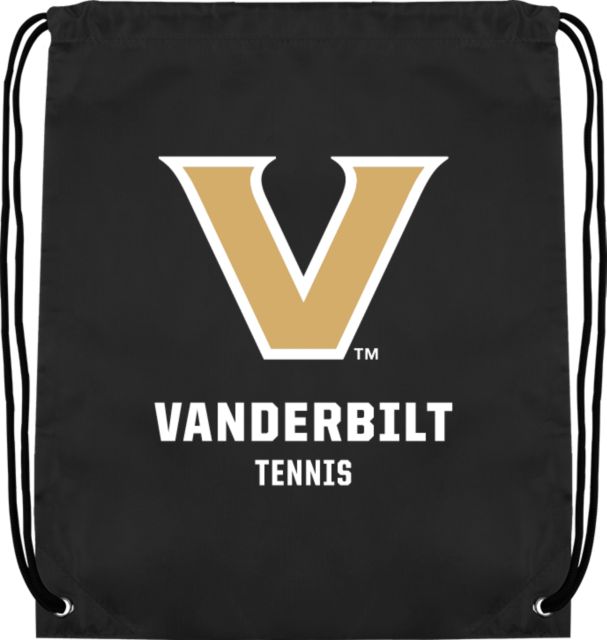 Vanderbilt Drawstring Backpack Vanderbilt Tennis Lockup - ONLINE ONLY