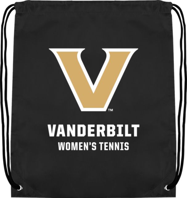 Vanderbilt Drawstring Backpack Vanderbilt Womens Tennis Lockup - ONLINE ONLY