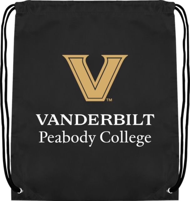 Vanderbilt Drawstring Backpack Vanderbilt - Peabody College - ONLINE ONLY