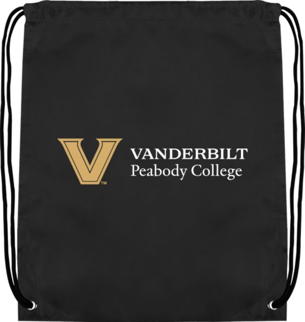Vanderbilt Drawstring Backpack Vanderbilt - Peabody College Flat - ONLINE ONLY