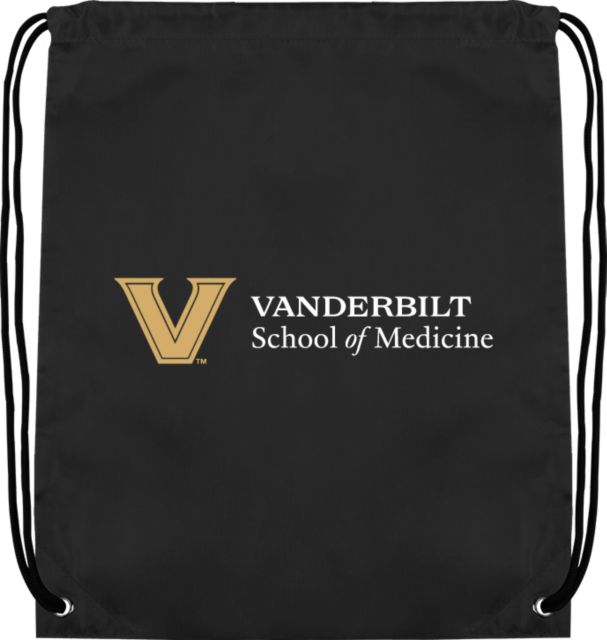 Vanderbilt Drawstring Backpack Vanderbilt - School of Medicine - Flat - ONLINE ONLY