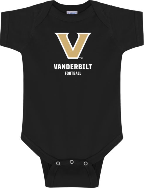 Vanderbilt Infant Bodysuit Vanderbilt Football Lockup - ONLINE ONLY