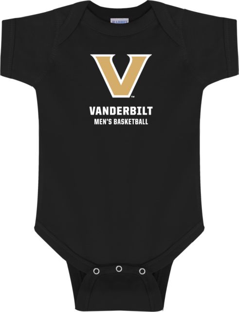 Vanderbilt Infant Bodysuit Vanderbilt Mens Basketball Lockup - ONLINE ONLY