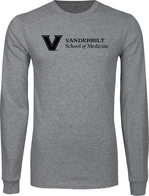 Vanderbilt Long Sleeve T Shirt Vanderbilt - School of Medicine - Flat - ONLINE ONLY