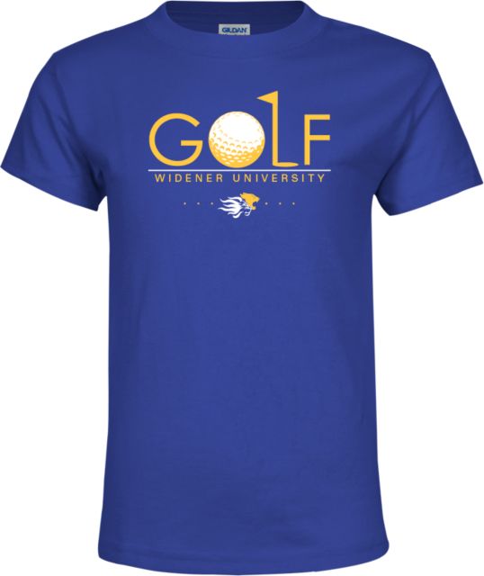 Widener Youth T Shirt Golf Design - ONLINE ONLY