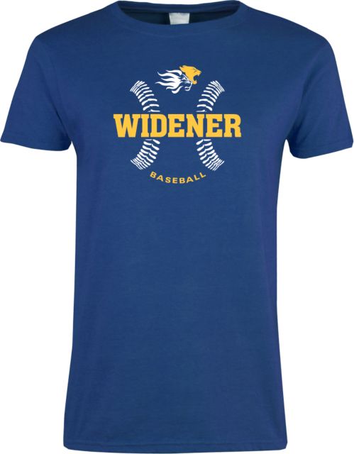 Widener Ladies T Shirt Baseball Design - ONLINE ONLY