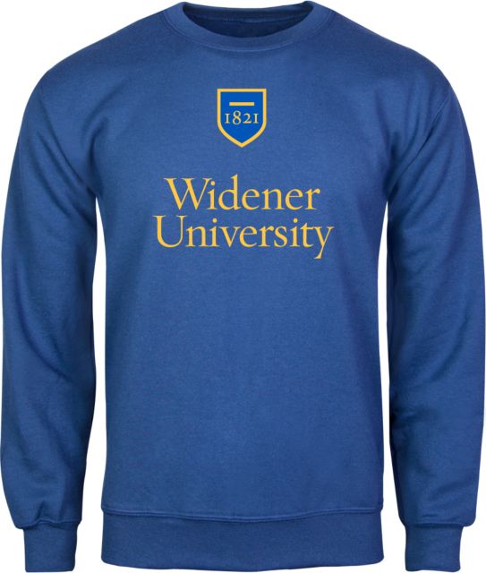 Widener Fleece Crew Stacked University Mark - ONLINE ONLY