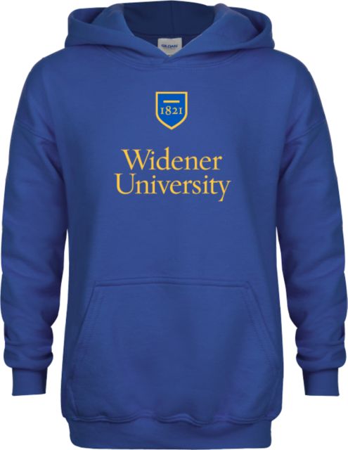 Widener Youth Fleece Hoodie Stacked University Mark - ONLINE ONLY