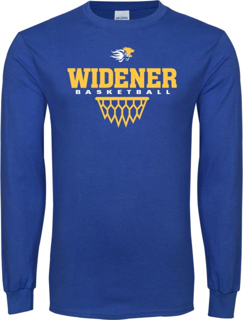 Widener Long Sleeve T Shirt Basketball Design - ONLINE ONLY
