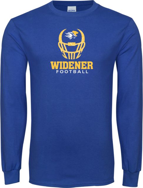Widener Long Sleeve T Shirt Football Helmet Design - ONLINE ONLY