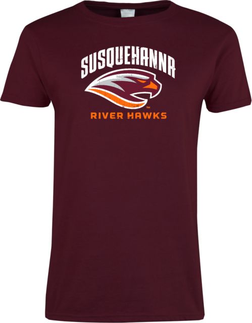 Susquehanna Ladies T Shirt Primary Mark Distressed - ONLINE ONLY