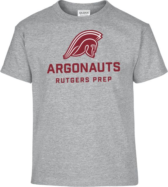 Rutgers Prep Youth T Shirt Rutgers Prep Argonauts with Mascot Stacked - ONLINE ONLY