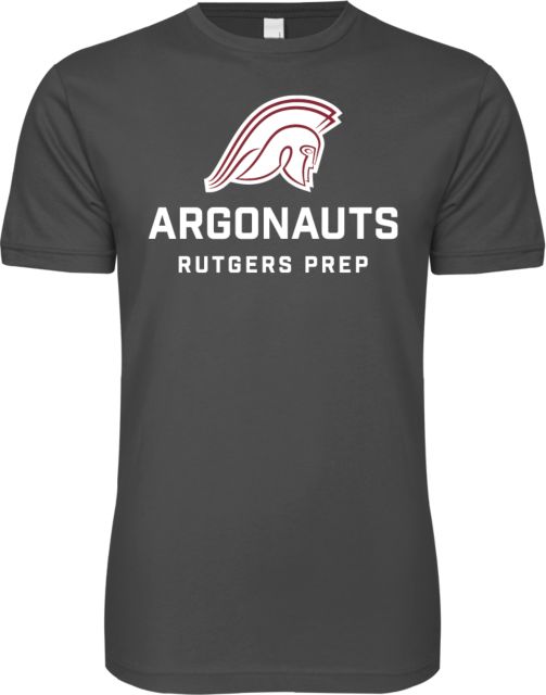 Rutgers Prep Next Level SoftStyle T Shirt Rutgers Prep Argonauts with Mascot Stacked - ONLINE ONLY
