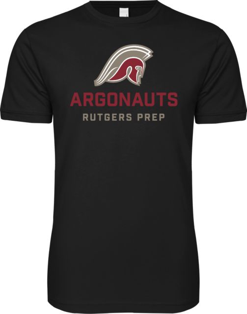 Rutgers Prep Next Level SoftStyle T Shirt Rutgers Prep Argonauts with Mascot Stacked - ONLINE ONLY