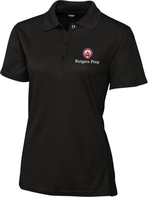 Rutgers Prep C&B Womens Clique Ice Pique Polo Rutgers Prep with Seal - ONLINE ONLY
