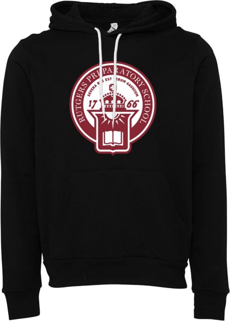 Rutgers Prep Bella + Canvas Fleece Hood RPS Seal - ONLINE ONLY