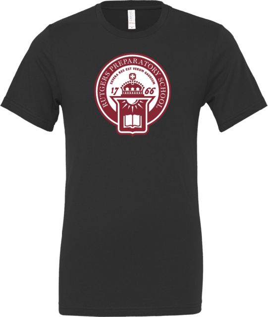 Rutgers Prep Bella + Canvas Jersey Cotton T Shirt RPS Seal - ONLINE ONLY