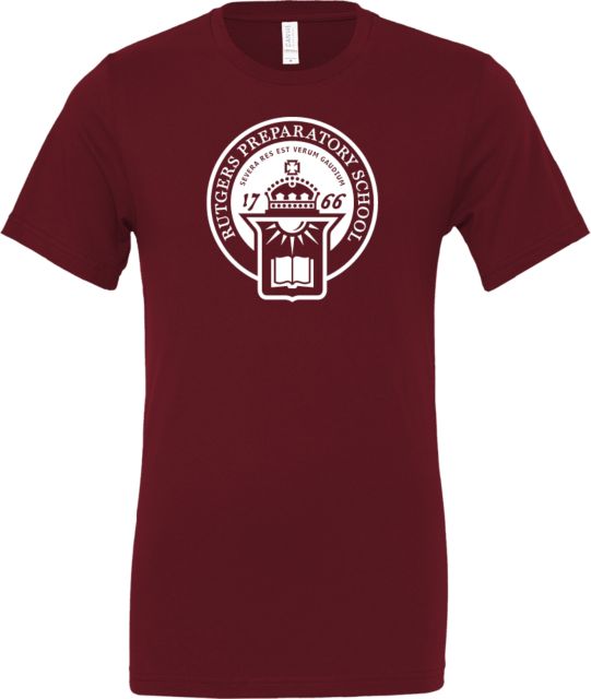 Rutgers Prep Bella + Canvas Jersey Cotton T Shirt RPS Seal - ONLINE ONLY