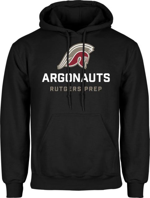 Rutgers Prep Fleece Hoodie Rutgers Prep Argonauts with Mascot Stacked - ONLINE ONLY