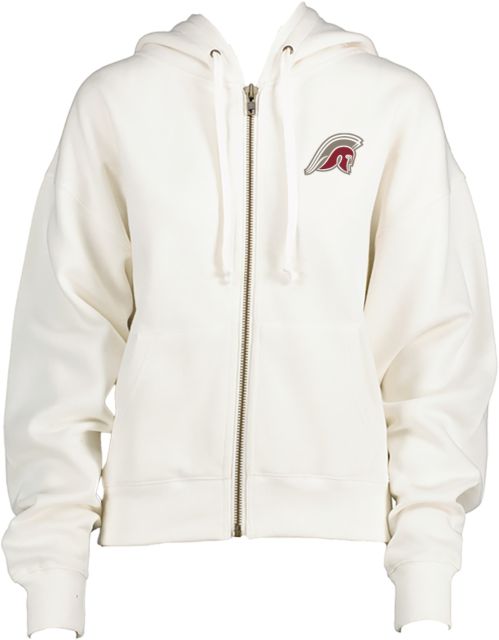 Rutgers Prep ENZA Womens Boxy Full Zip Hood Rutgers Prep Argonauts Mascot  Full Color - ONLINE ONLY