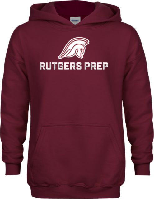 Rutgers Prep Youth Fleece Hoodie Argonaut Mascot Rutgers Prep Stacked - ONLINE ONLY