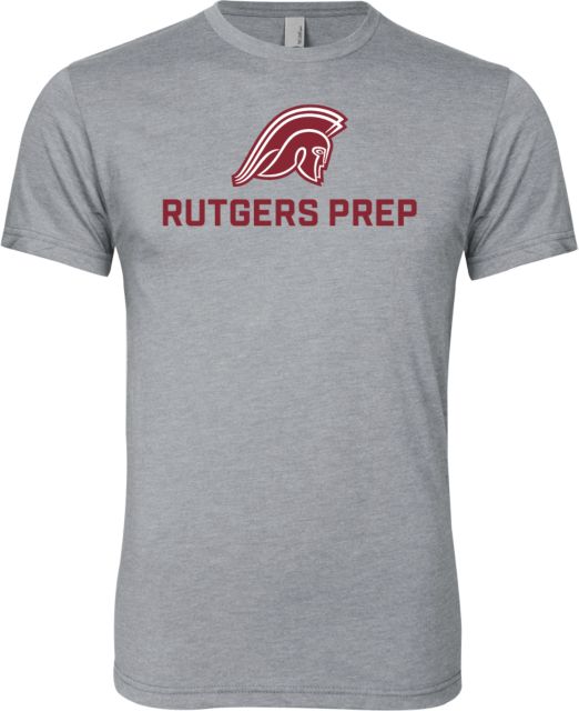 Rutgers Prep Next Level Triblend Tee Argonaut Mascot Rutgers Prep Stacked - ONLINE ONLY