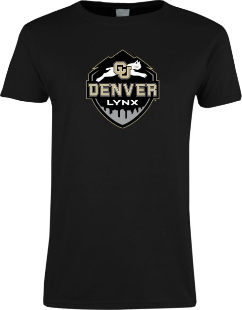 Colorado Denver Womens Short Sleeve Tee CU Denver Lynx Shield