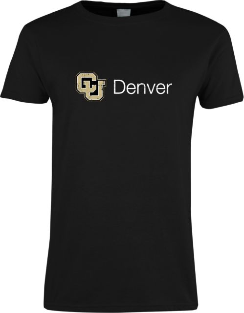 Colorado Denver Womens Short Sleeve Tee CU Denver Distressed