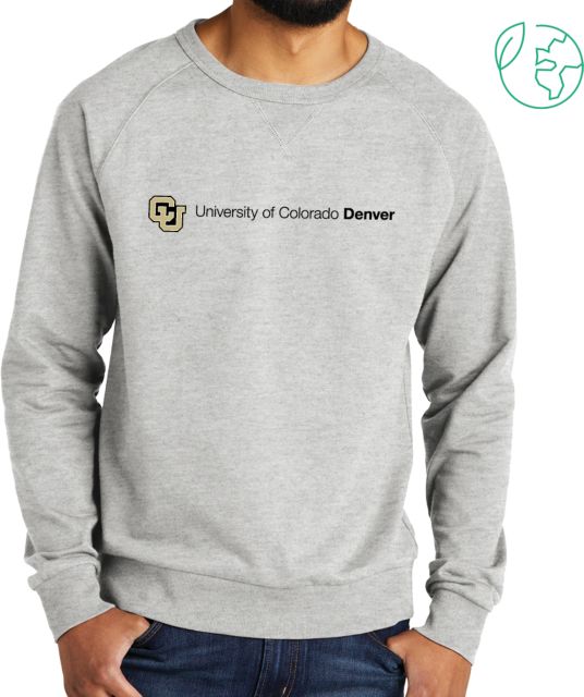 Colorado Denver Allmade Light Organic French Terry Crewneck Sweatshirt Primary Mark