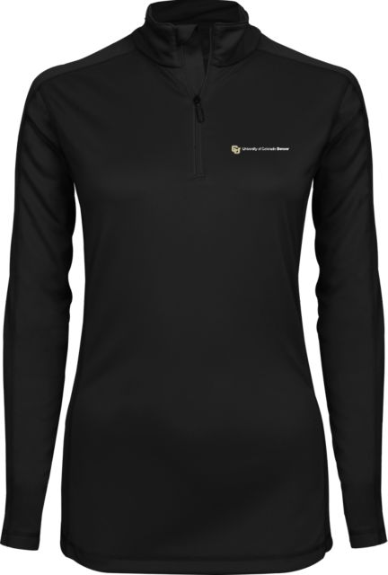 Colorado Denver Syntrel Womens Interlock 1/4 Zip Primary Mark