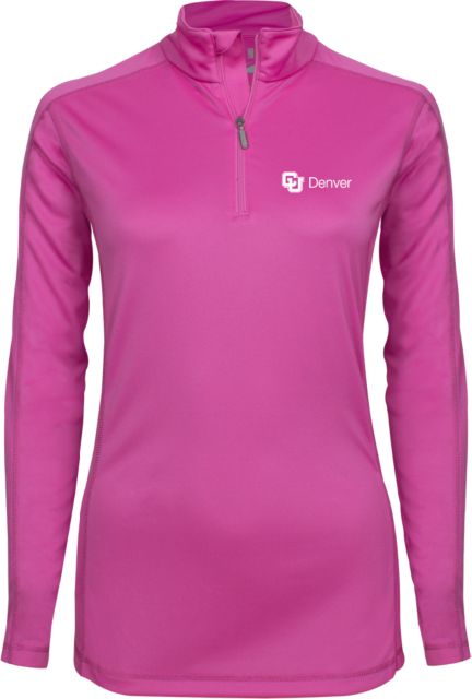 Colorado Denver Syntrel Womens Interlock 1/4 Zip CU Denver