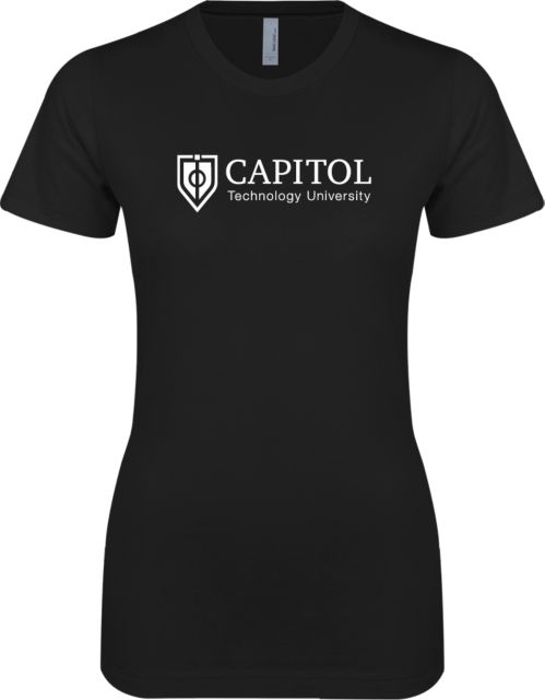 Capitol Technology Next Level Womens Boyfriend Tee Primary Mark - ONLINE ONLY
