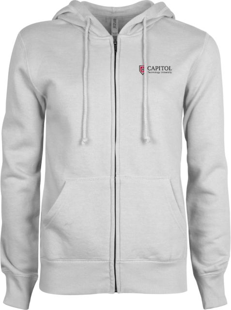 Capitol Technology ENZA Womens Fleece Full Zip Hoodie Primary Mark - ONLINE ONLY