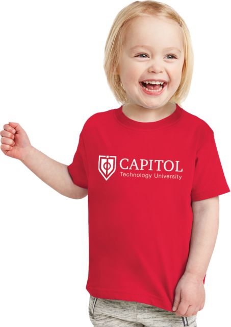 Capitol Technology Toddler Red T Shirt Primary Mark - ONLINE ONLY
