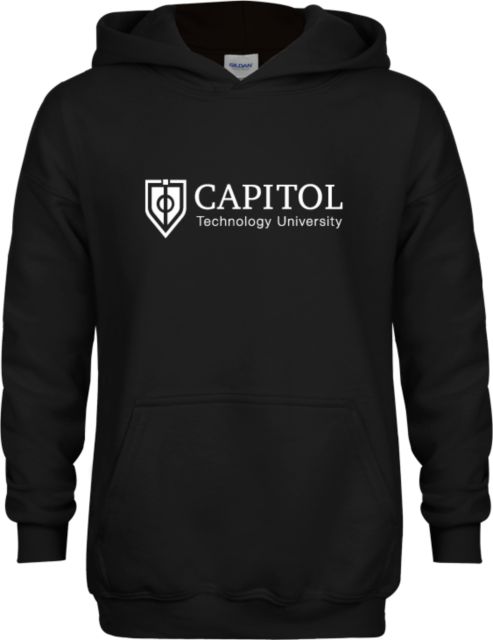 Capitol Technology Youth Fleece Hoodie Primary Mark - ONLINE ONLY