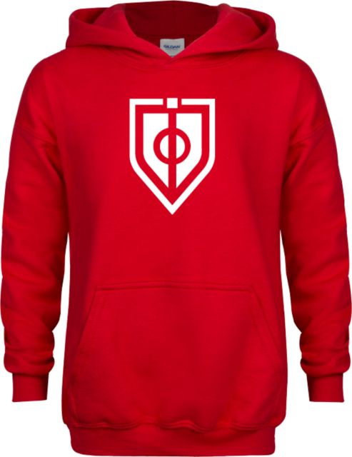 Capitol Technology Youth Red Fleece Hoodie Shield - ONLINE ONLY