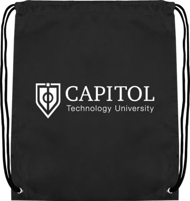 Capitol Technology Drawstring Backpack Primary Mark - ONLINE ONLY
