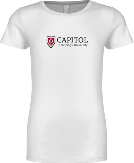 Capitol Technology Next Level Girls Fashion Fit T Shirt Primary Mark - ONLINE ONLY