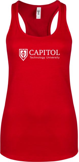 Capitol Technology Next Level Racerback Tank Red Primary Mark - ONLINE ONLY