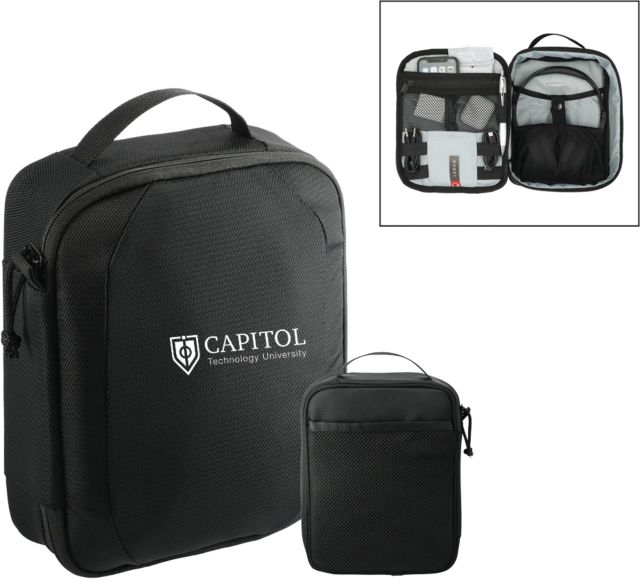 Capitol Technology RPET Headphone and Tech Case Primary Mark - ONLINE ONLY