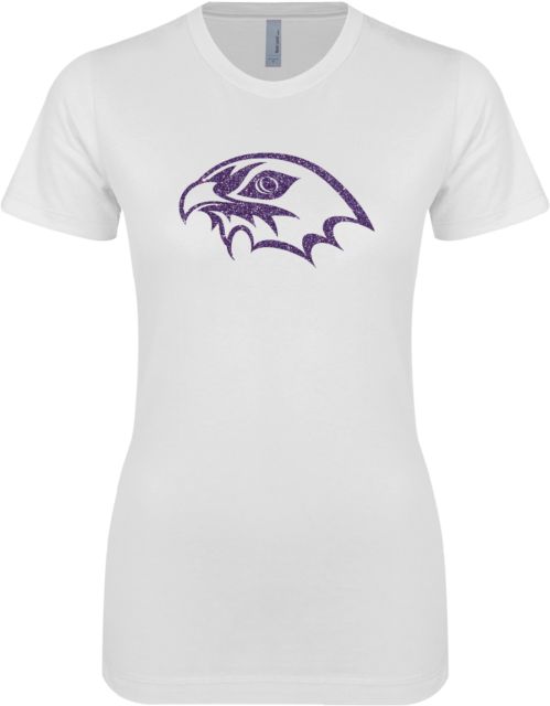 CC Denver Next Level Womens Boyfriend Tee CityHawks Head Glitter