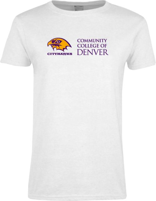 CC Denver Womens Short Sleeve Tee CityHawks Community College of Denver