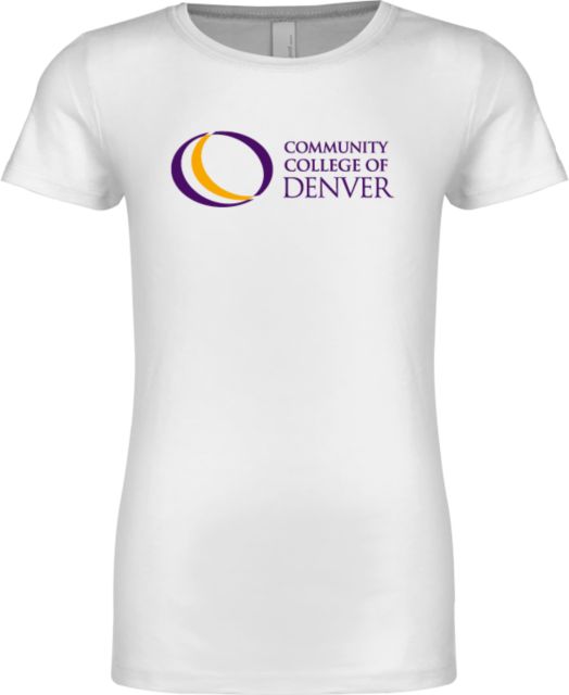 CC Denver Next Level Girls Fashion Fit T Shirt Primary Mark
